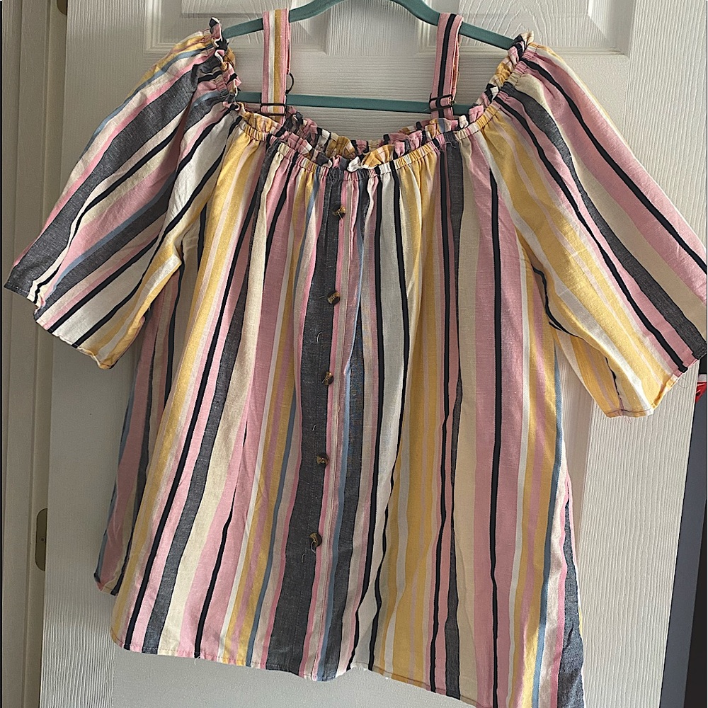 COPY - Open Shoulder Summer/Fall Top Blouse